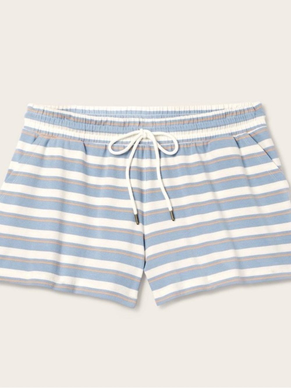 Parke x Target Women’s HIGH RISE Drawstring pull on light blue / orange Shorts